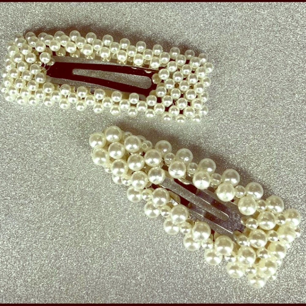 Pearl Hair Clips